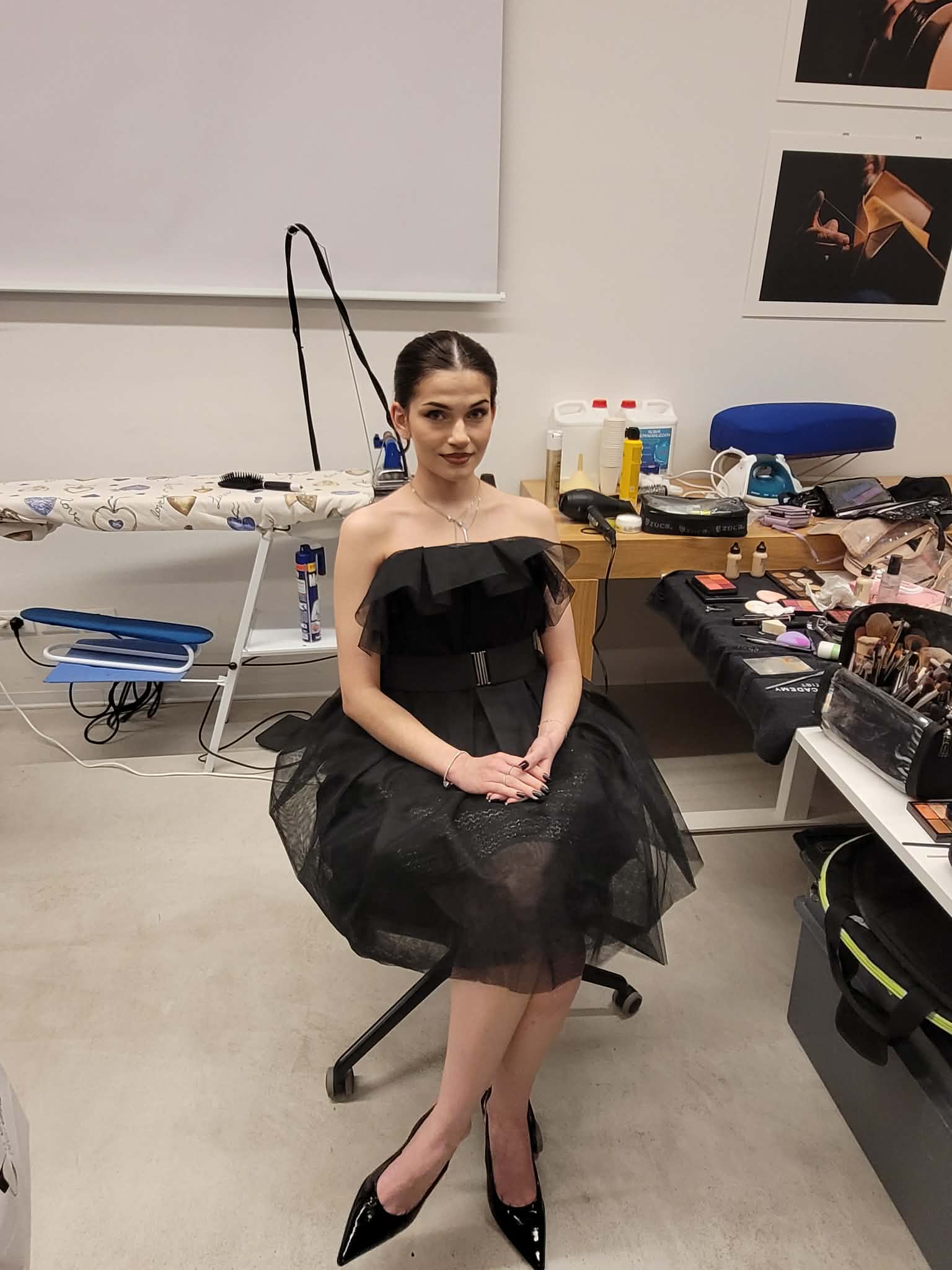 UCzennica, sukienka, Florencja, pokaz mody