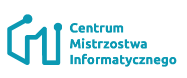 Logo przedstawiające połączenie liter C M i Ii z opisem